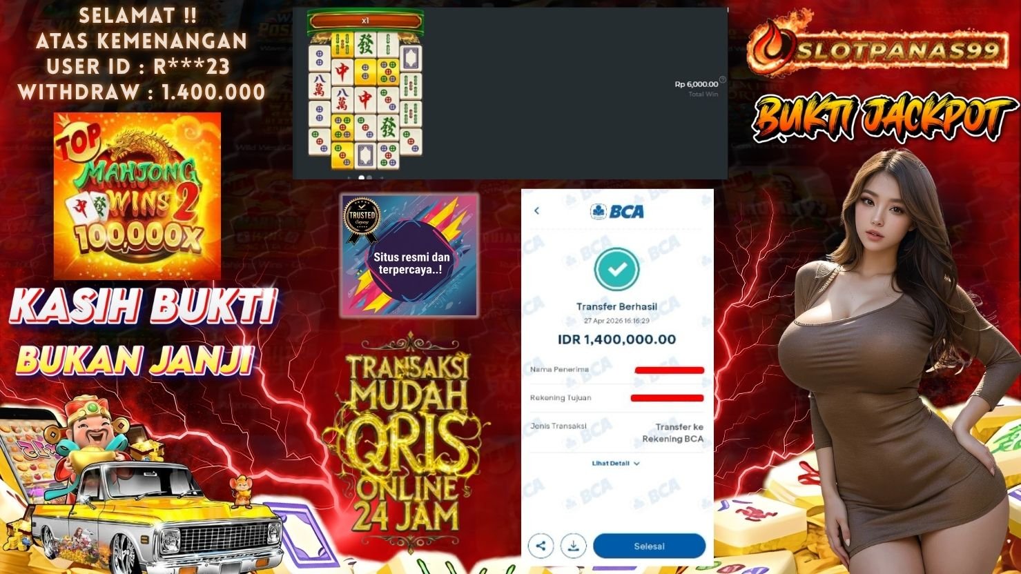 SLOTPANAS99 JACKPOT SLOT MAHJONG WINS 2